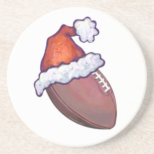 Football Christmas Coaster