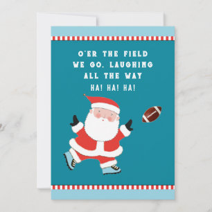 Football Christmas Holiday Cards