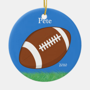 Football Christmas Ornament