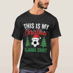 Football Christmas Pajama Shirt