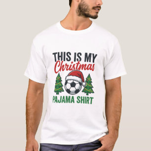 Football Christmas Pajama Shirt