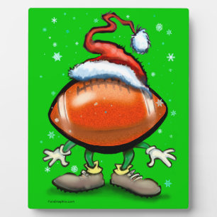 Football Christmas Plaque
