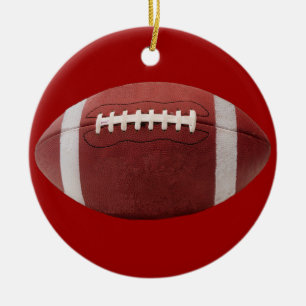 Football Christmas Tree Ornament