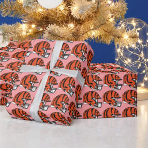 FOOTBALL CINCINNATI CHRISTMAS WRAPPING PAPER
