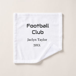 FOOTBALL CLUB FIFA WORLD CUP NAME YEAR PARTY WASH CLOTH