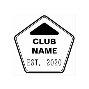 Football Club Name Custom Stamp