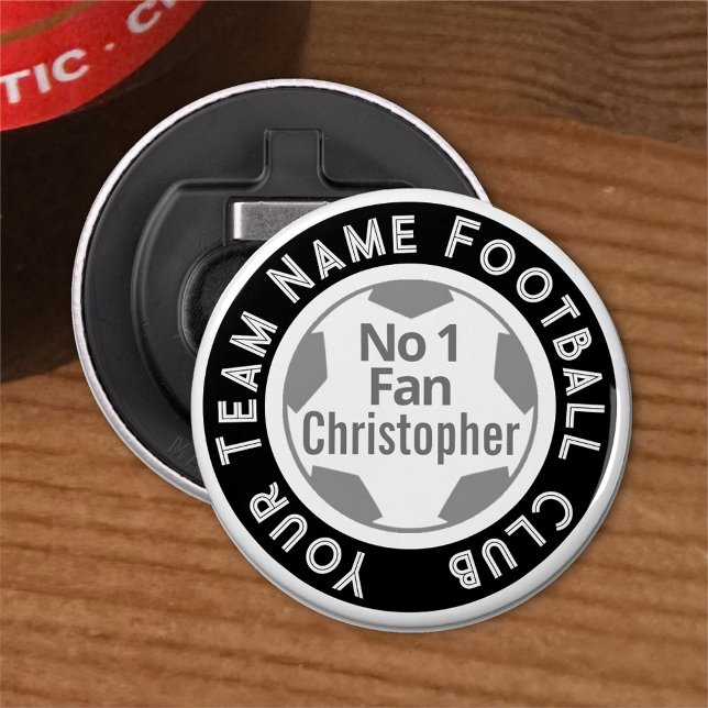 Football Club Name on a Bottle Opener (Creator Uploaded)