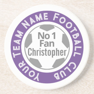 Football Club Name on a Coaster