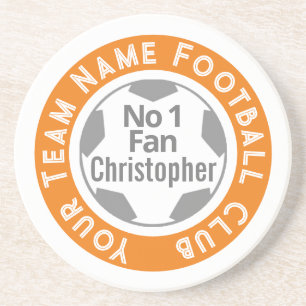Football Club Name on a Coaster