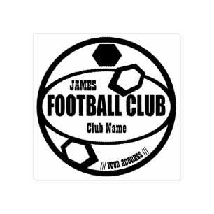 Football club rubber stamp