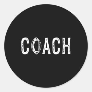 Football Coach 2  Classic Round Sticker
