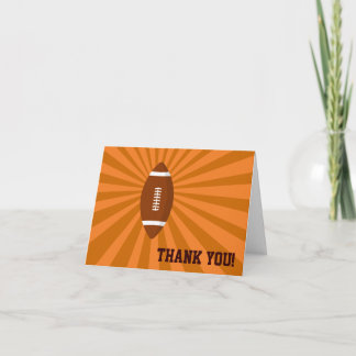 Football Coach Thank You Card