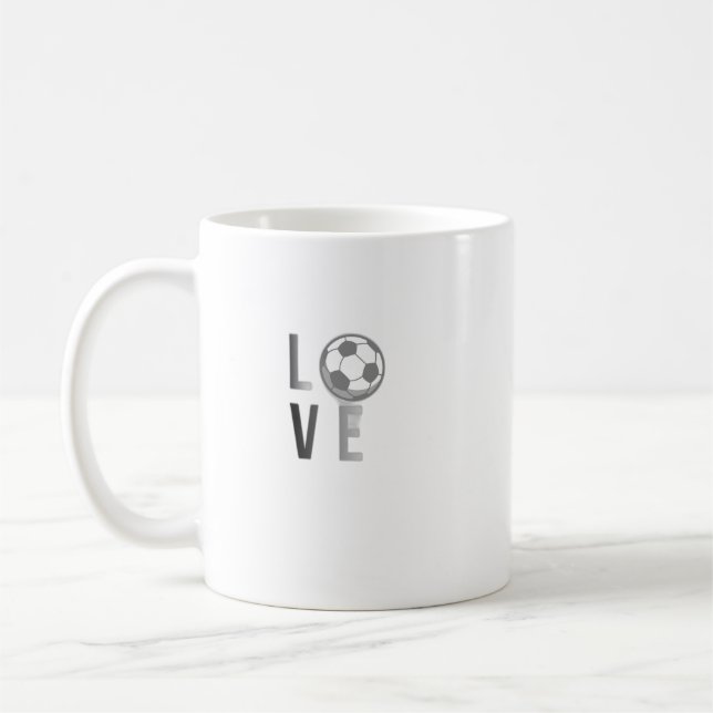 football coffee mug (Left)