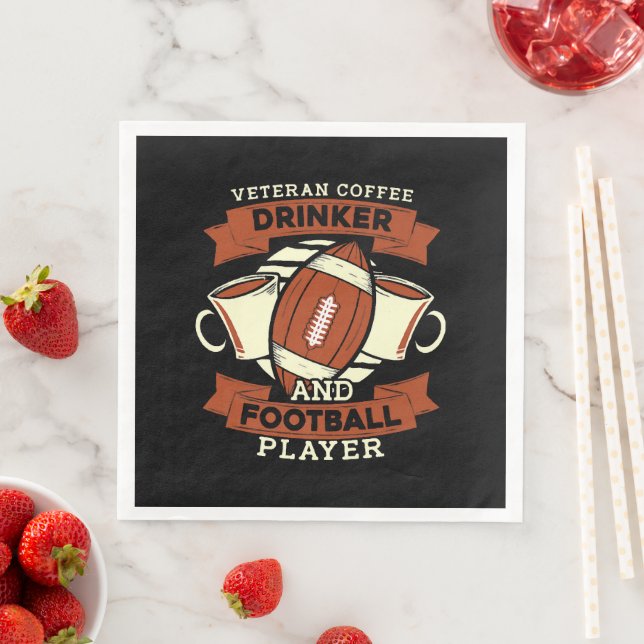 Football Coffee Napkin (Insitu)