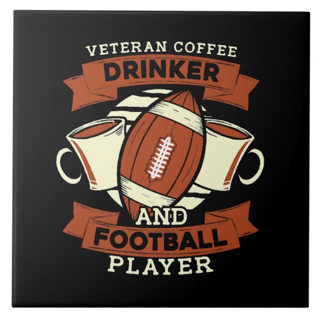 Football Coffee Tile (Front)