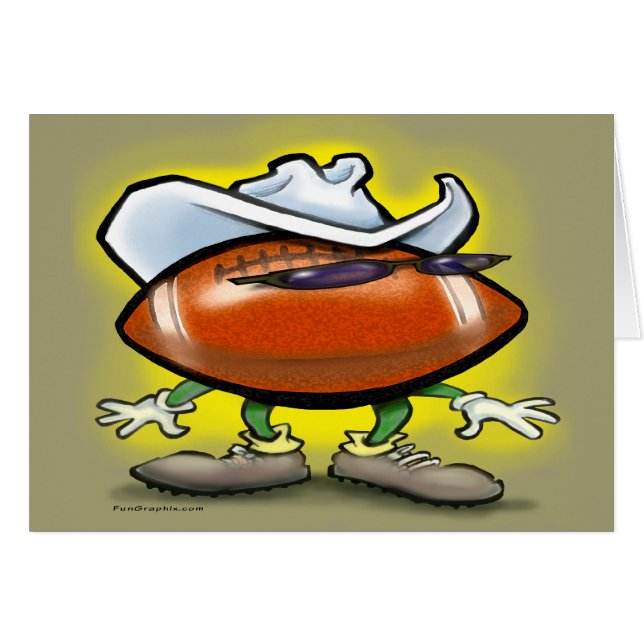 Football Cowboy (Front Horizontal)