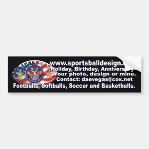 football Custom Bumper Sticker
