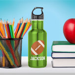 Football Custom Kids 532 Ml Water Bottle<br><div class="desc">Personalised design for your little athletes and sports fans.</div>