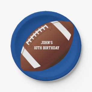 Football Custom Paper Plates