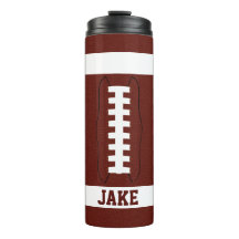 Football Custom Thermal Tumbler