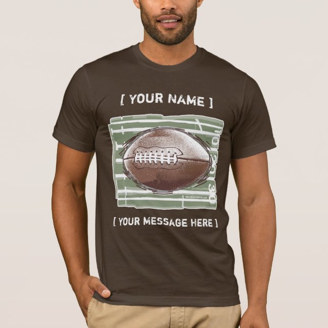 Football Customisable T-Shirt (Front)