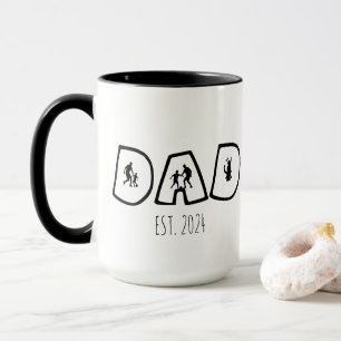 Football DAD and Child Mug