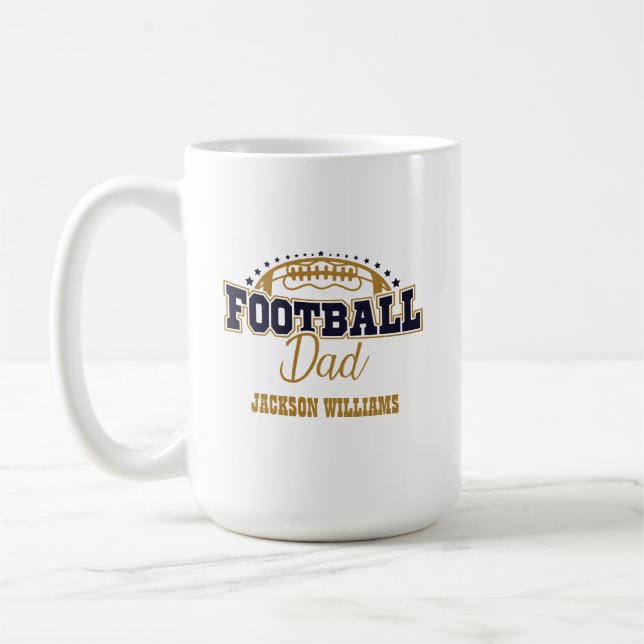 Football Dad Coffee Mug (Left)