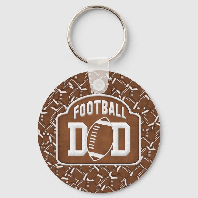 Football Dad Key Ring (Front)