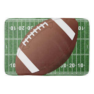 Football Design Bath Mat