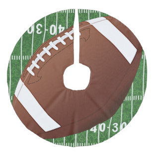 Football Design Christmas Tree Skirt
