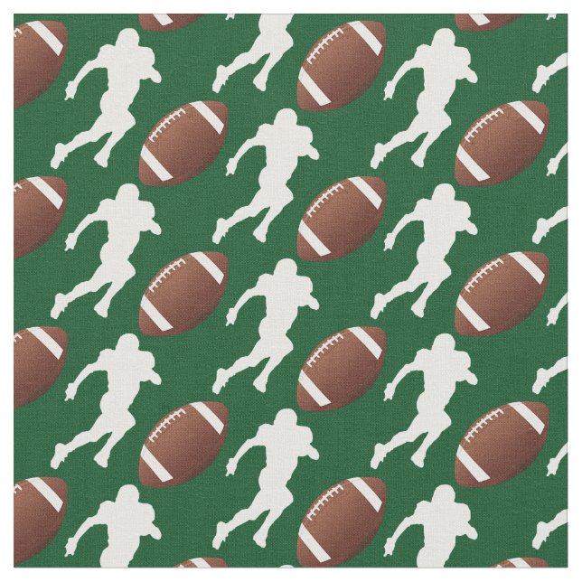 Football Design Fabric (Close Up)
