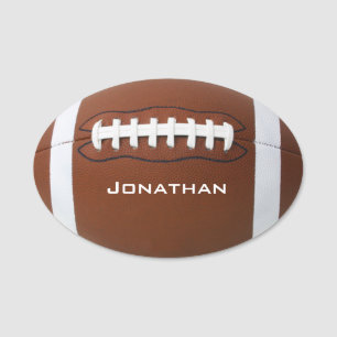 Football Design Name Tag