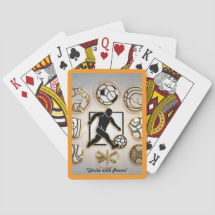 "Football Design Studio" Playing Cards
