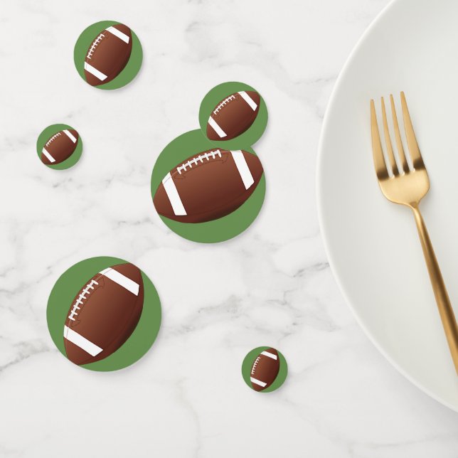 Football Design Table Confetti (Group)