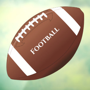 Football Design Window Cling