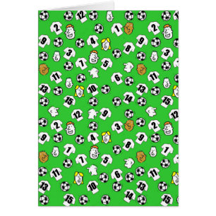 Football Design with White Shirts