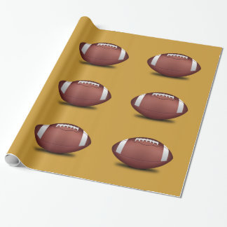 Football Design Wrapping Paper
