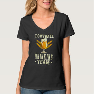 Football Drinking Team Funny Vintage Football T-Shirt