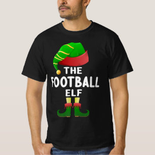 Football Elf Christmas Family Matching Pyjamas Elf T-Shirt