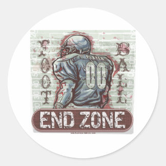 Football End Zone Sticker