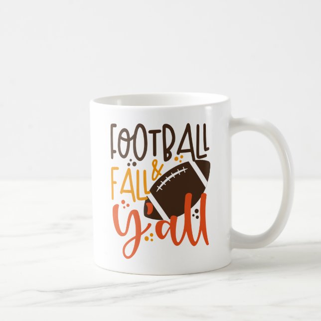 Football Fall & Y'all Coffee Mug (Right)