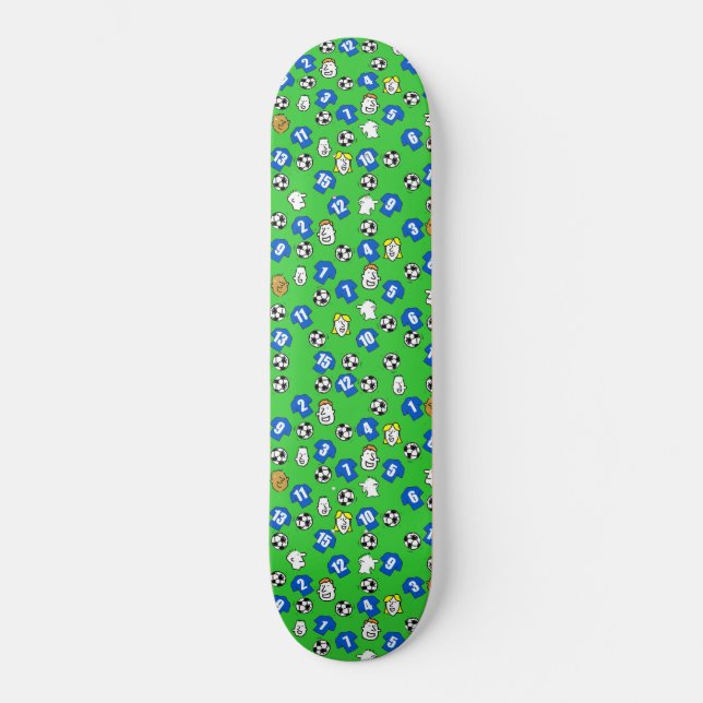 Football Fan Football Club Design Skateboard (Front)