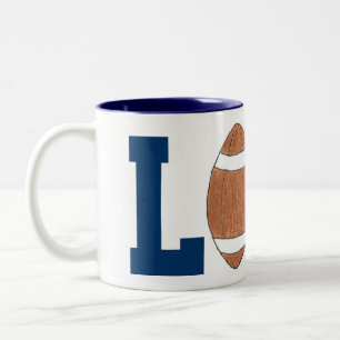 Football fan love mug