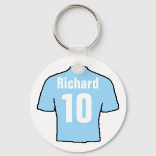 Football Fan Shirt to Personalise. Key Ring