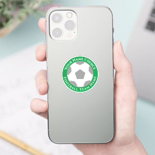 Football Fan with Team Name Mobile Phone