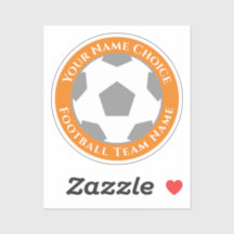 Football Fan with Team Name on a