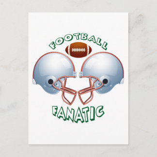 FOOTBALL FANATIC POSTCARD
