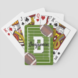 Football Fans Playing Cards
