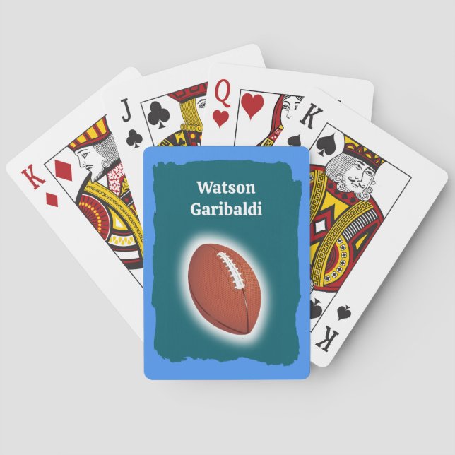Football Fan's unique Deck of  Playing Cards (Back)