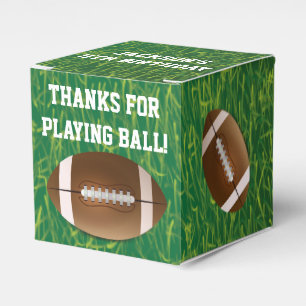 Football Favour Boxes for Birthday Party
